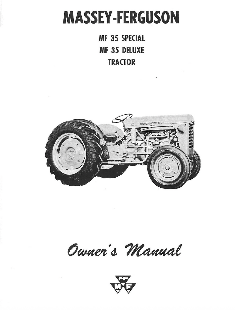 Massey Ferguson 35 Tractor - Operator's Manual