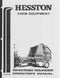 Hesston 5540 and 5580 Round Baler - Operator's Manual