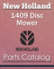New Holland 1409 Disc Mower - Parts Catalog