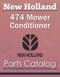 New Holland 474 Mower Conditioner - Parts Catalog