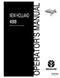 New Holland 488 Haybine Mower Conditioner Manual