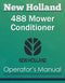 New Holland 488 Mower Conditioner - Operator's Manual