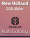 New Holland 515 Baler - Parts Catalog