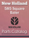 New Holland 585 Square Baler - Parts Catalog