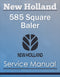 New Holland 585 Square Baler - Service Manual