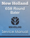 New Holland 658 Round Baler - Service Manual
