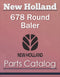 New Holland 678 Round Baler - Parts Catalog