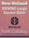 New Holland BB9080 Large Square Baler - Parts Catalog