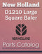 New Holland D1210 Large Square Baler - Parts Catalog