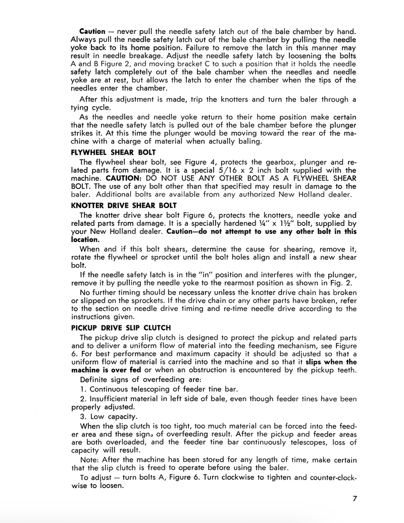 New Holland 270 Hay Baler - Operator's Manual