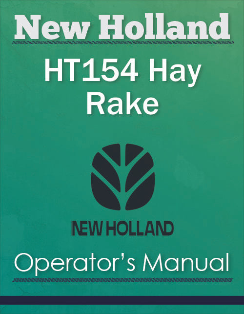 New Holland HT154 Hay Rake - Operator's Manual