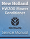 New Holland HW300 Windrower/ Mower Conditioner - Service Manual