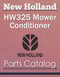 New Holland HW325 Windrower/ Mower Conditioner - Parts Catalog