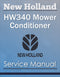 New Holland HW340 Windrower/ Mower Conditioner - Service Manual