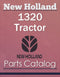 New Holland 1320 Tractor - Parts Catalog