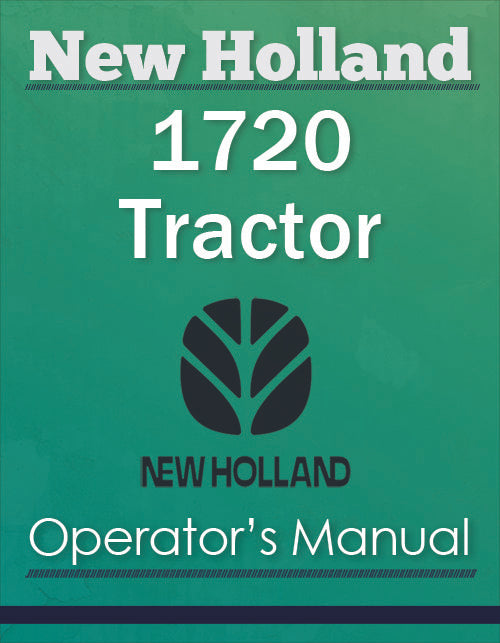 New Holland 1720 Tractor - Operator's Manual