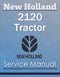 New Holland 2120 Tractor - Service Manual