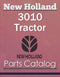 New Holland 3010 Tractor - Parts Catalog
