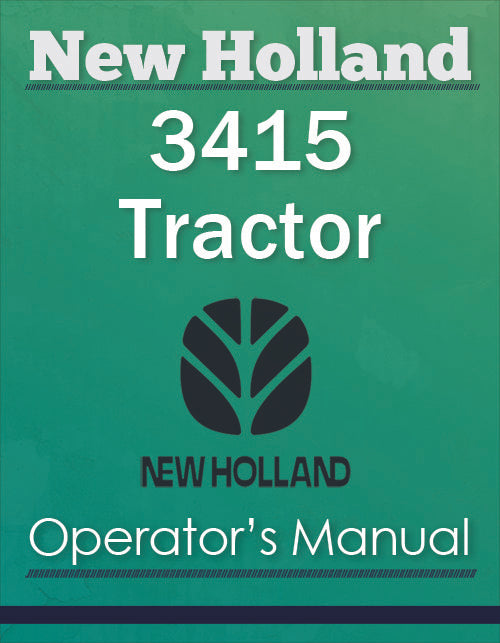 New Holland 3415 Tractor - Operator's Manual
