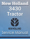 New Holland 3430 Tractor - Service Manual