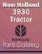 New Holland 3930 Tractor - Parts Catalog