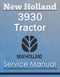 New Holland 3930 Tractor - Service Manual