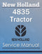 New Holland 4835 Tractor - Service Manual