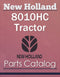 New Holland 8010HC Tractor - Parts Catalog