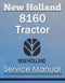 New Holland 8160 Tractor - Service Manual