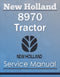 New Holland 8970 Tractor - Service Manual
