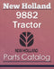 New Holland 9882 Tractor - Parts Catalog