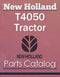 New Holland T4050 Tractor - Parts Catalog