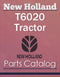 New Holland T6020 Tractor - Parts Catalog