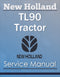 New Holland TL90 Tractor - Service Manual
