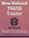 New Holland TN65S Tractor - Parts Catalog
