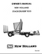 New Holland 1035 Stackcruiser Manual