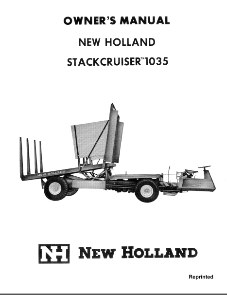 New Holland 1035 Stackcruiser Manual