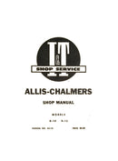 Allis-Chalmers D-10 and D-12 Tractor - Service Manual