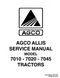 Allis-Chalmers 7010, 7020, and 7045 Tractors  - COMPLETE SERVICE MANUAL