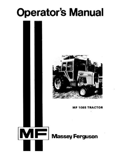 Massey Ferguson 1085 Tractor Manual