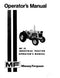 Massey Ferguson 31 Industrial Tractor Manual