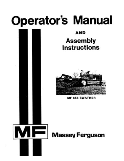 Massey Ferguson 655 Swather Manual