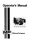 Massey Ferguson 1505 and 1805 Tractors Manual