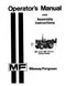 Massey Ferguson 210 and 210-4 Tractors Manual