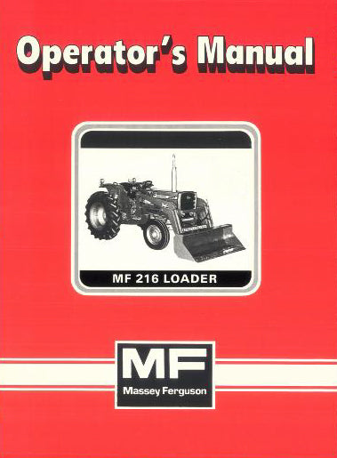 Massey Ferguson 216 Loader Manual