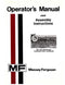 Massey Ferguson 520 Disc Harrow Manual
