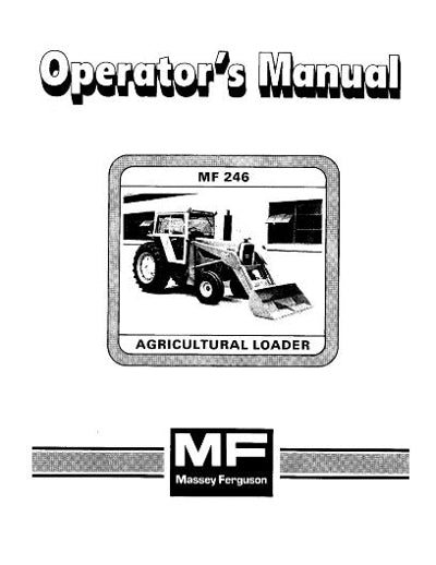Massey Ferguson 246 Loader Manual