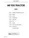 Massey Ferguson 1150 Tractor - Service Manual