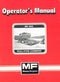 Massey Ferguson 852 Combine Manual