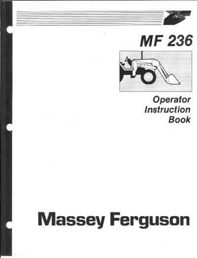 Massey Ferguson 263 and 236L Loader Manual